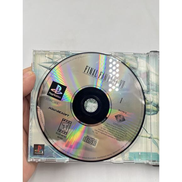 Final Fantasy 7 (Sony Playstation 1) PS1 Greatest Hits Green Label CIB Tested - Picture 4 of 10